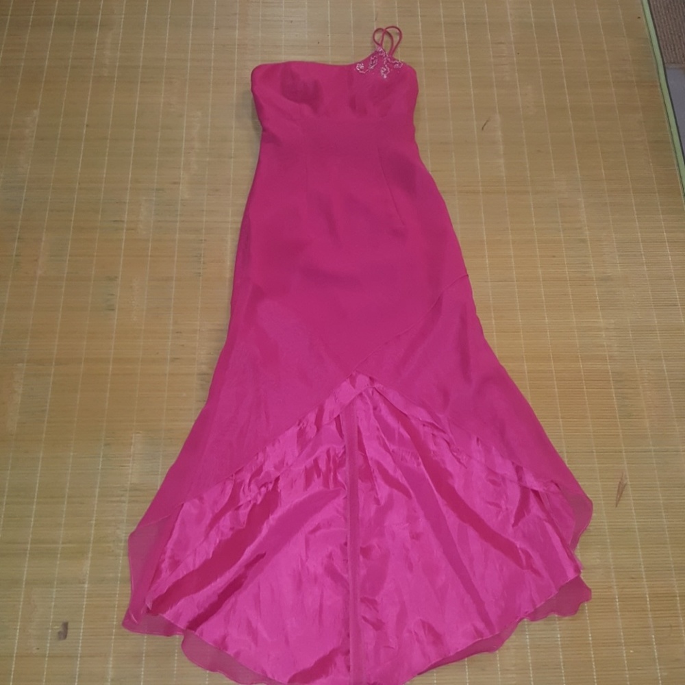 Size 4 Pink Assymetrical Dress